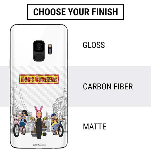 Bobs Burgers Bike Squad Galaxy S9 Skin